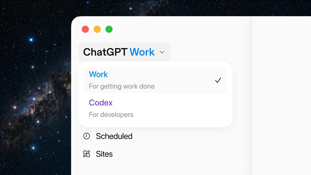 OpenAI Reorganiza sus Productos: La Nueva Experiencia de ChatGPT Unifica Chat, Work y Codex, Mientras Atlas se Retira