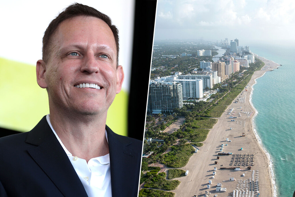 Peter Thiel establece un récord de alquiler de oficinas en Miami, impulsado por la salida de Silicon Valley