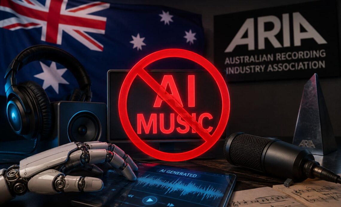 Australia restringe canciones generadas por IA en sus listas de éxitos musicales