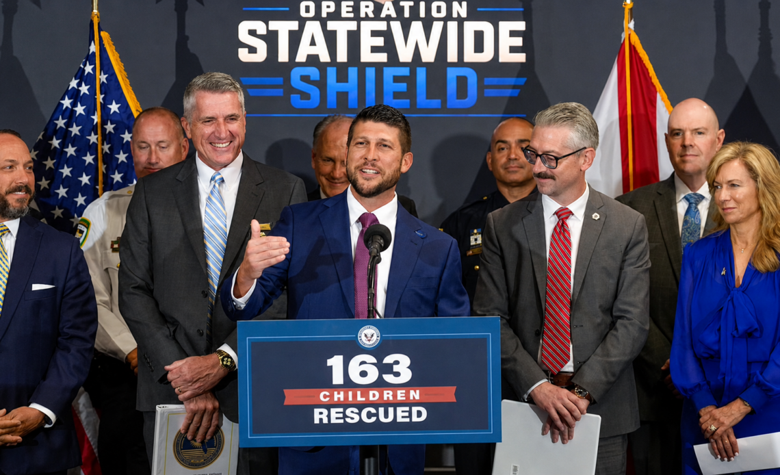 Florida Lidera Operativo Internacional de Rescate de 163 Menores Vulnerables