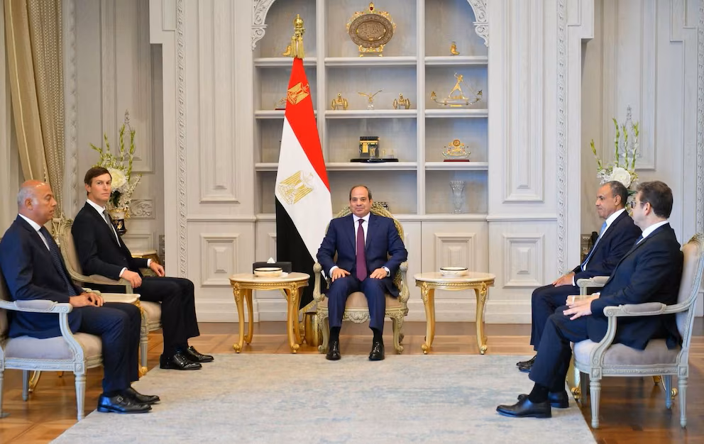 Kushner se reúne con Al Sisi para avanzar en el plan de paz estadounidense para Gaza