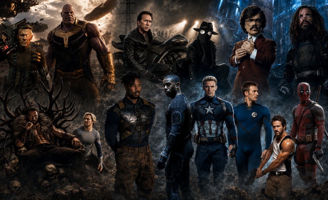 Actores que han encarnado múltiples roles en las producciones cinematográficas de Marvel