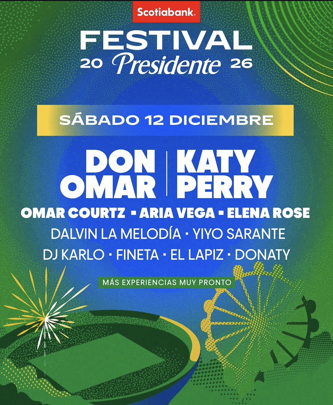 Festival Presidente 2026 Revela Etapas de Venta y Precios de Boletas Desde RD?,900