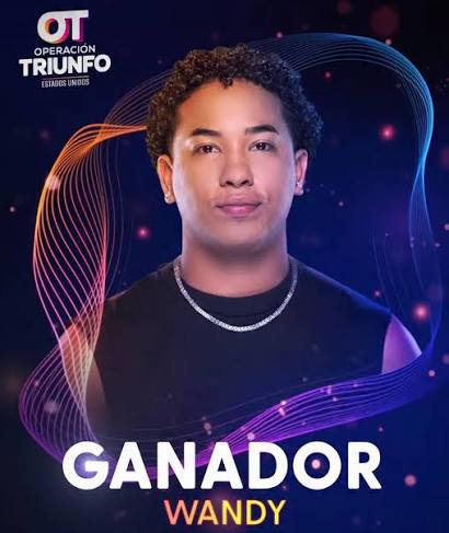 Wandy, el cantante dominicano, triunfa en Operación Triunfo Estados Unidos y obtiene el gran premio