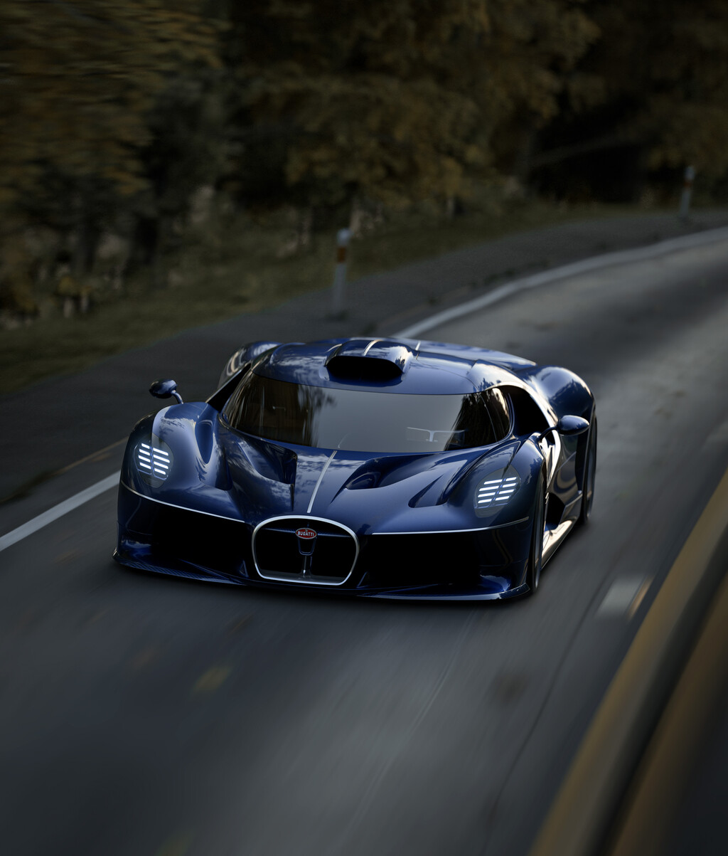 Bugatti presenta el Destrier: un hiperdeportivo único inspirado en el Bolide para la carretera