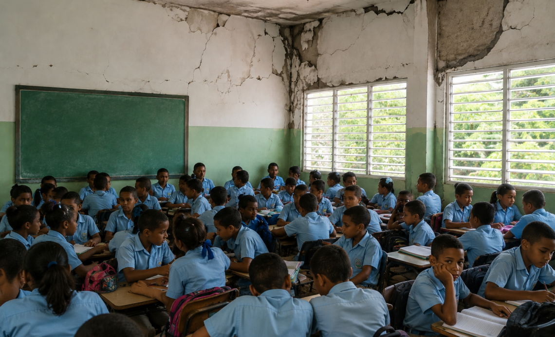 Desafío Dual: Sobrecarga de Aulas y Deficiencias Estructurales en Centros Educativos