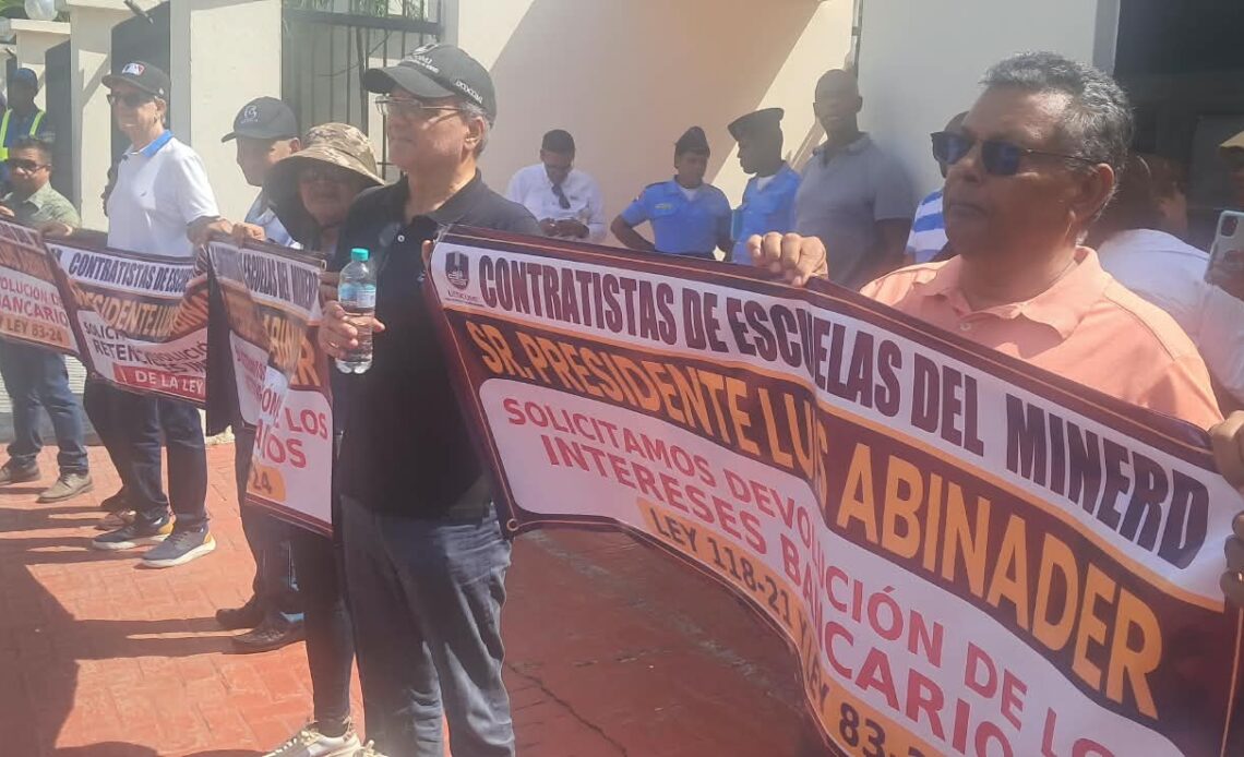 Contratistas exigen al Minerd el reintegro de retenciones e intereses considerados cobrados indebidamente