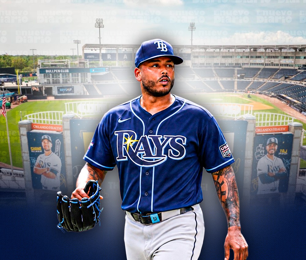 Freddy Peralta se prepara para su debut con los Rays de Tampa Bay