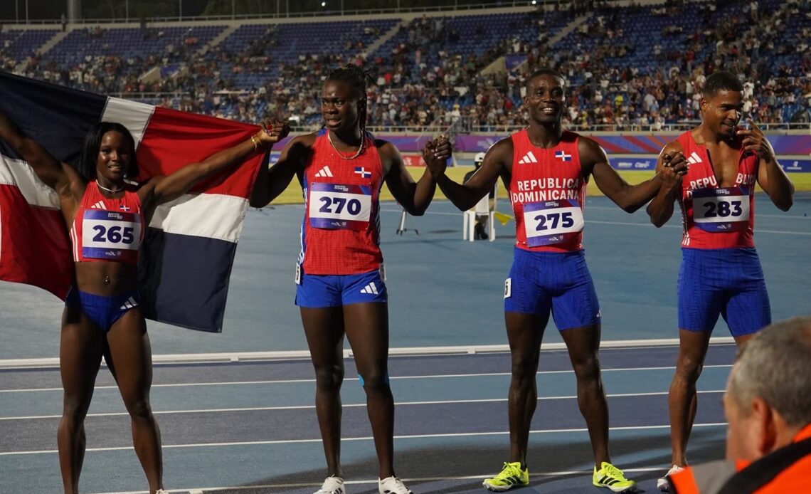República Dominicana Obtiene el Oro en Relevo Mixto 4x100 Tras Apelación Exitosa