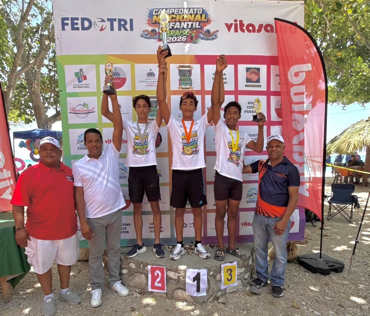 La Fedotri Finaliza con Éxito el Campeonato Nacional Infantil de Acuatlón en Barahona