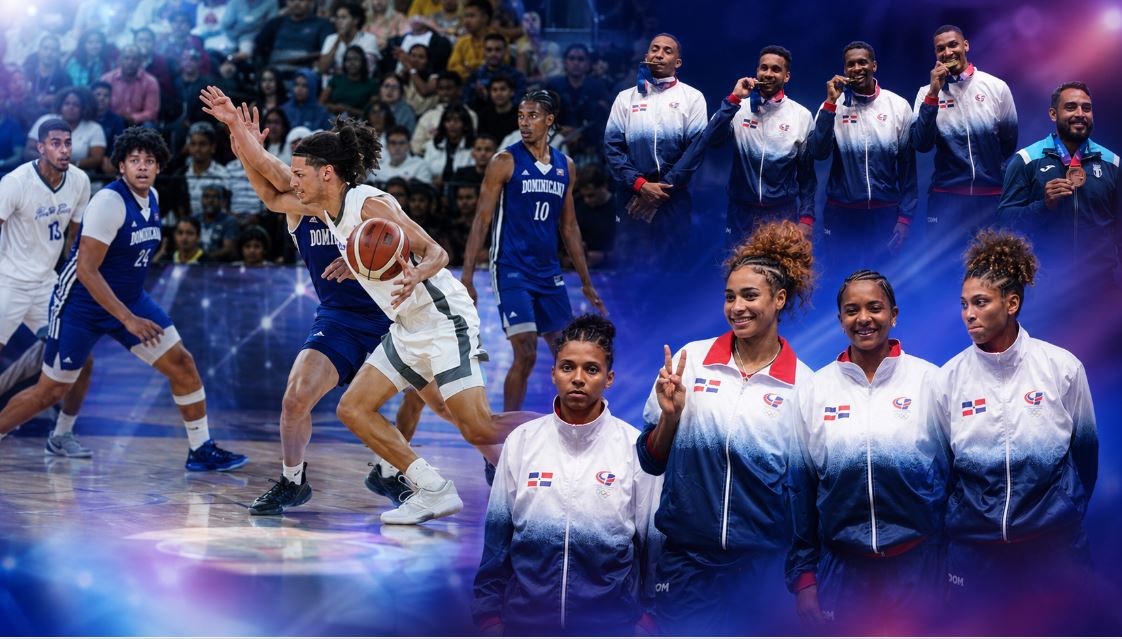 República Dominicana se adjudica dos oros en baloncesto 3x3 y plata en la modalidad de cinco contra cinco