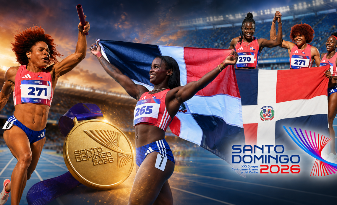 República Dominicana Consigue Oro en Relevo 4x100 Femenino