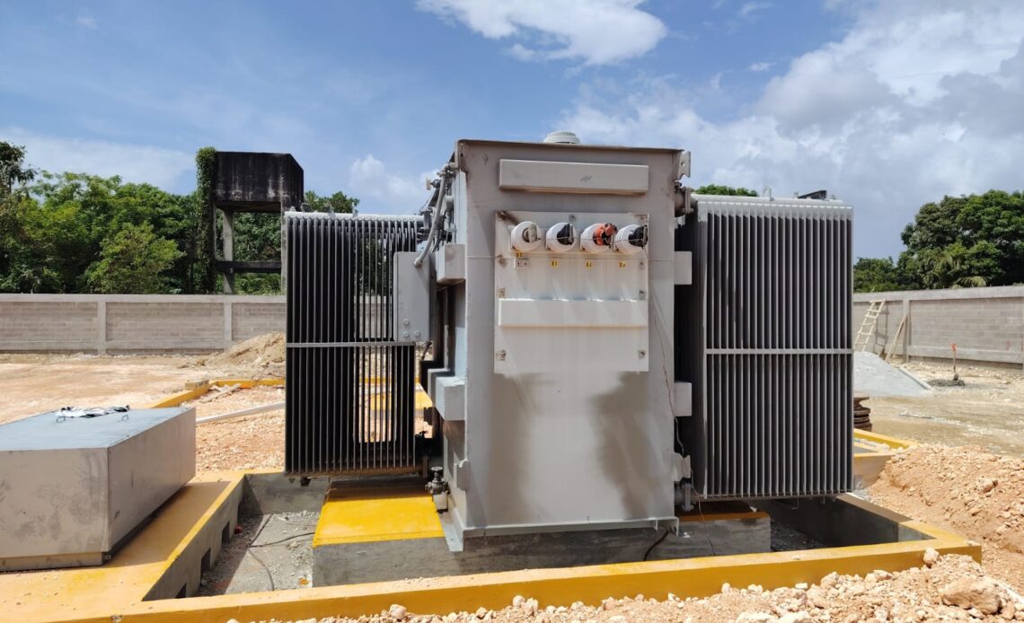 Franklin Romero Anuncia Progreso en Subestación Eléctrica del Bajo Yuna con Instalación de Transformador Principal