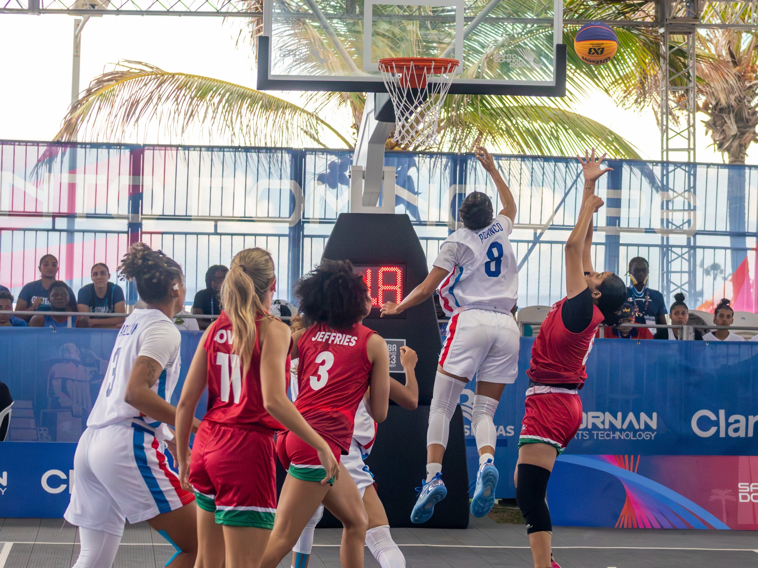 República Dominicana se clasifica a semifinales de baloncesto 3x3 femenino al superar a México