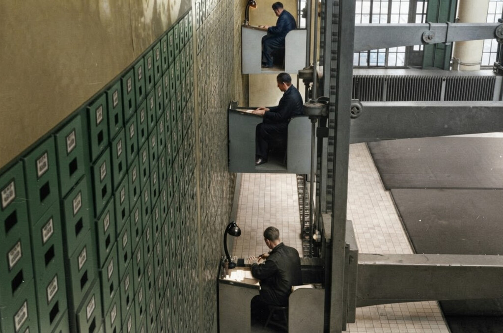 La Revolución Mecánica de Oficinas: El Sistema de Archivo Automatizado de Checoslovaquia de 1937