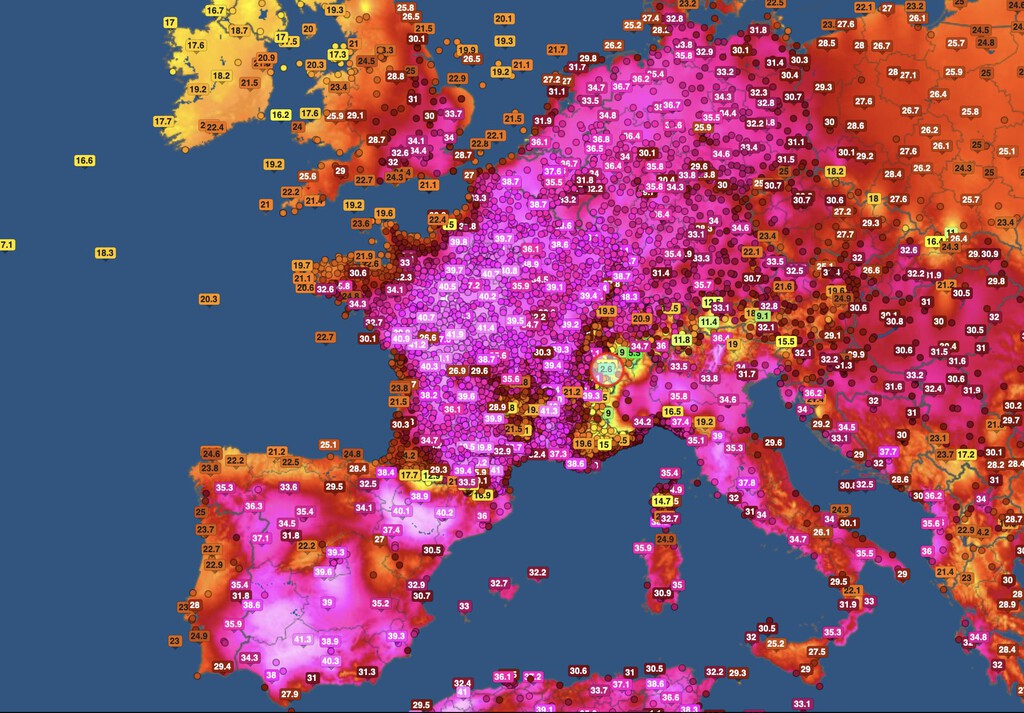 Francia se enfrenta a un verano extremadamente cálido, similar a las condiciones climáticas de España