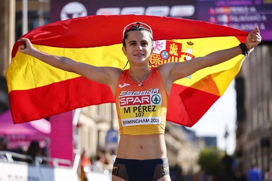 Éxito histórico de la marcha española en el Campeonato Europeo de Birmingham