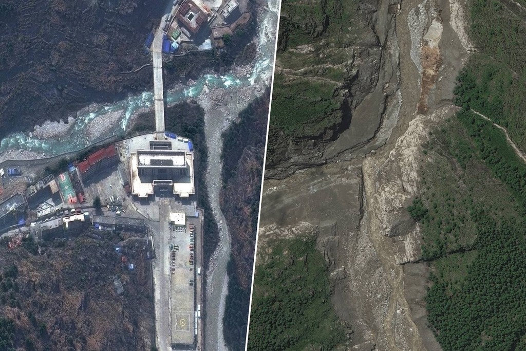 Desastre en el Himalaya: Cómo un desprendimiento de glaciar borró un paso fronterizo clave entre Nepal y China en siete minutos