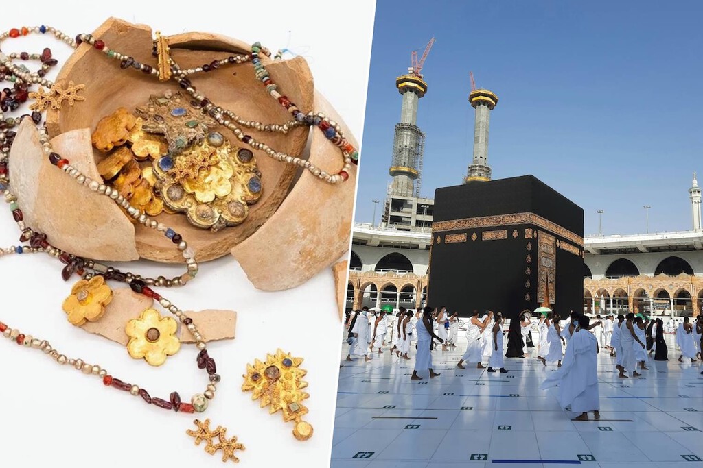 Descubren un tesoro medieval de oro y joyas en Diriyah, Arabia Saudí, vinculado a la ruta del Hajj