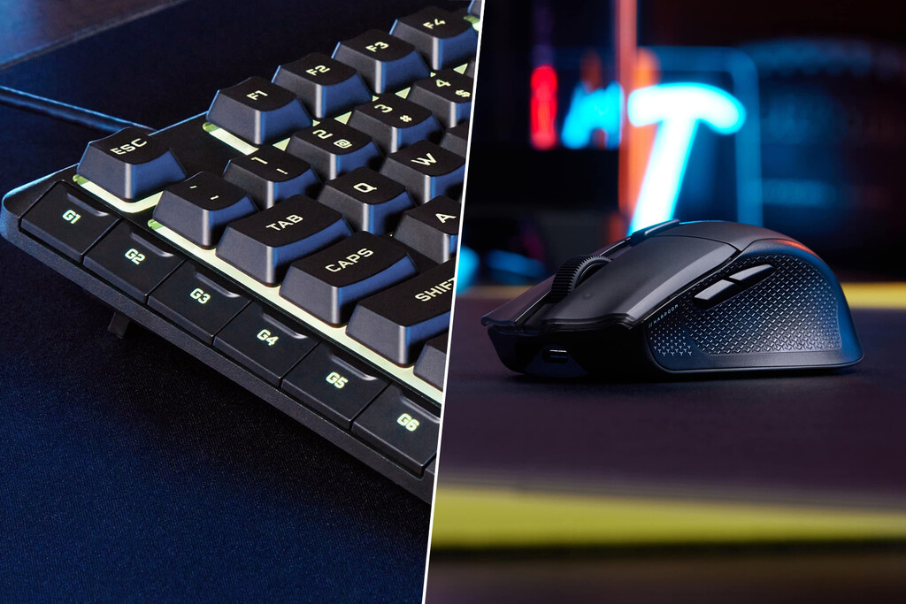 Corsair lanza nuevos periféricos gaming económicos: teclados Skiff 100 y ratón Harpoon V2 Wireless