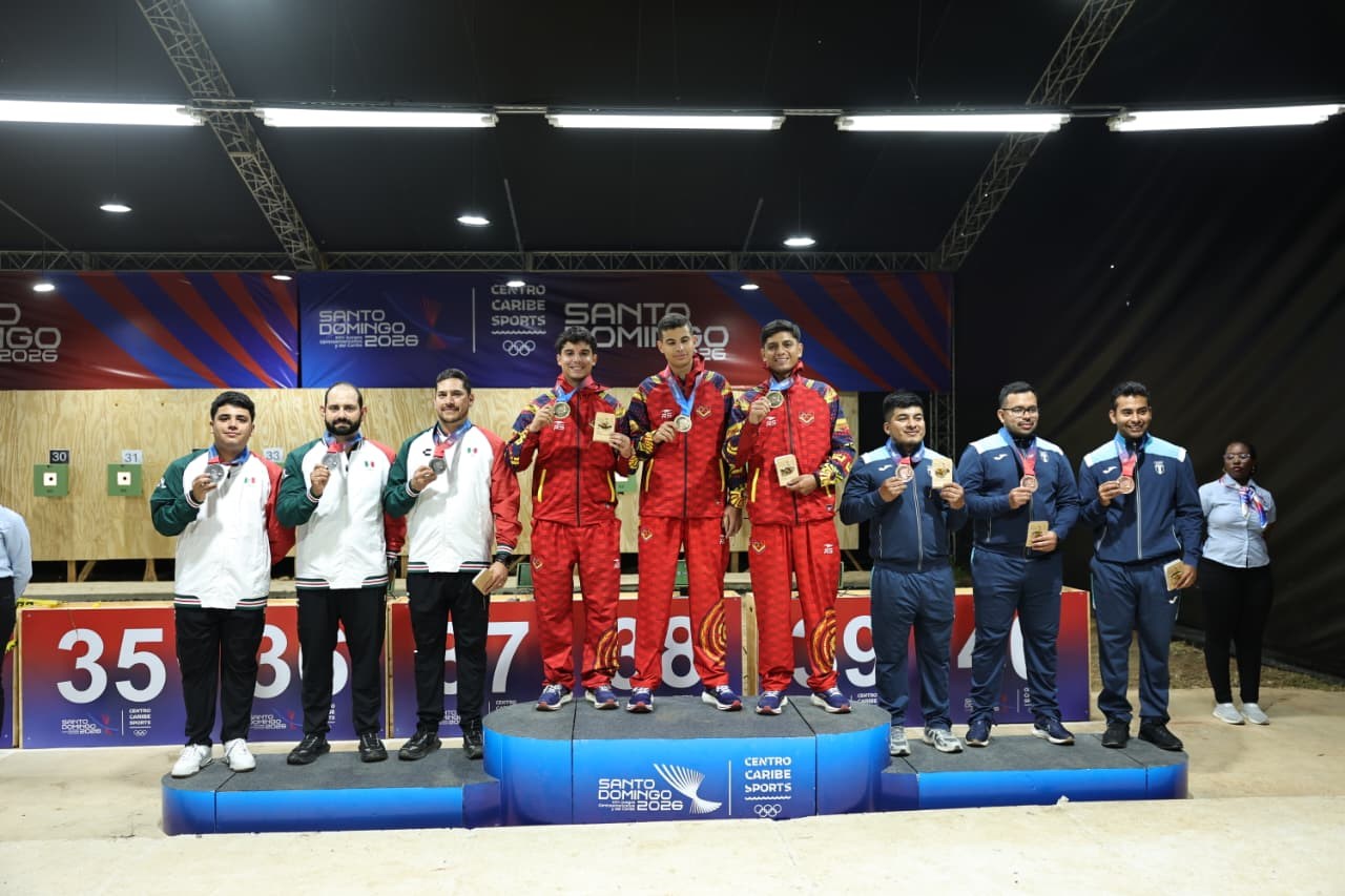 Venezuela Domina en Tiro con Pistola de Aire en los Juegos Centroamericanos y del Caribe