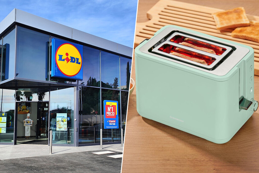 Lidl lanza tostadora retro en tonos pastel con funciones avanzadas