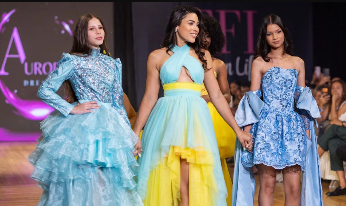 Leticia Lasose de Aurora Dresses Presenta "Sophia" en la New York Fashion Week