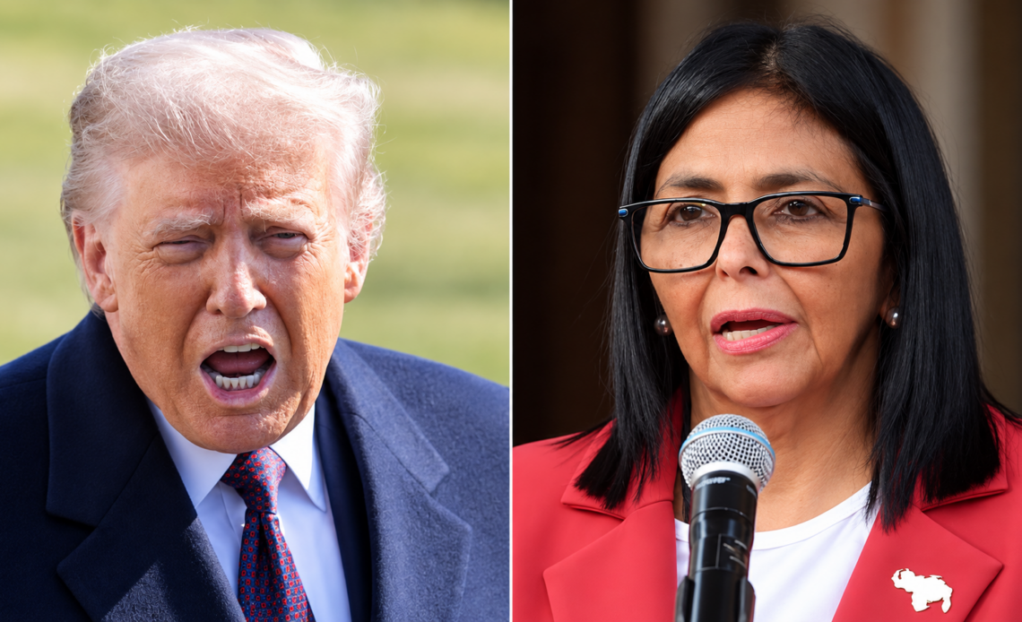 Trump Podría Reunirse con Delcy Rodríguez en la Asamblea de la ONU, Informa Axios