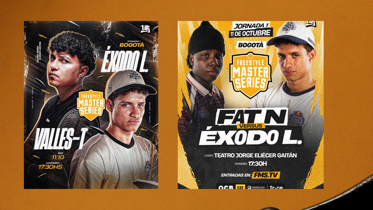 Éxodo Lirical se estrenará en FMS Colombia enfrentando a dos campeones nacionales