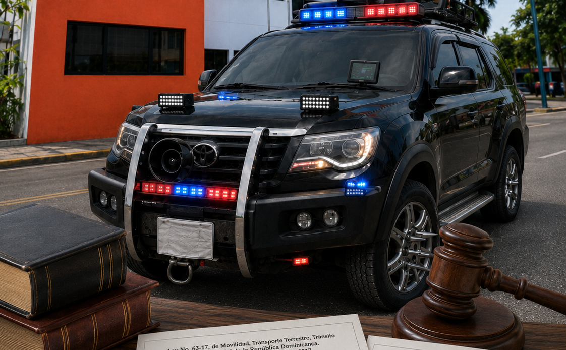 Accesorios Prohibidos y Regulados para Vehículos en la República Dominicana