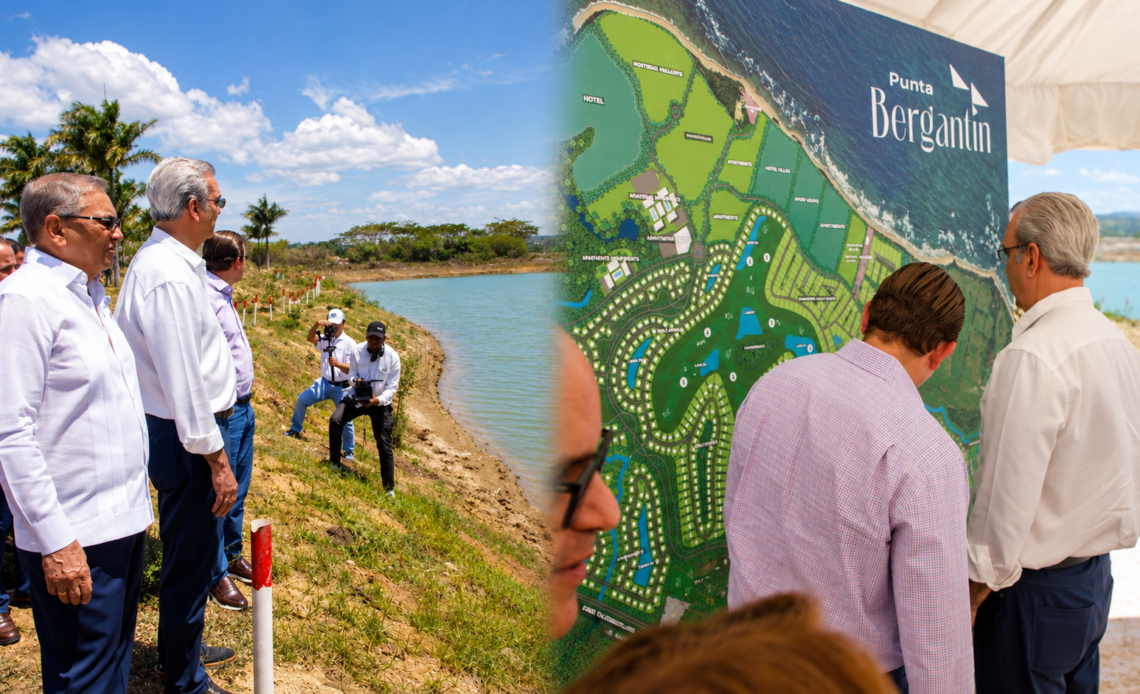 El Presidente Abinader Supervisa el Progreso del Proyecto Turístico Punta Bergantín en Puerto Plata