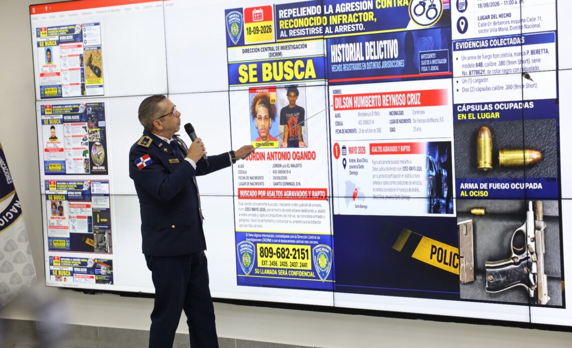 Cuatro Implicados en Crímenes Violentos Fallecen en Confrontaciones con la Policía Nacional