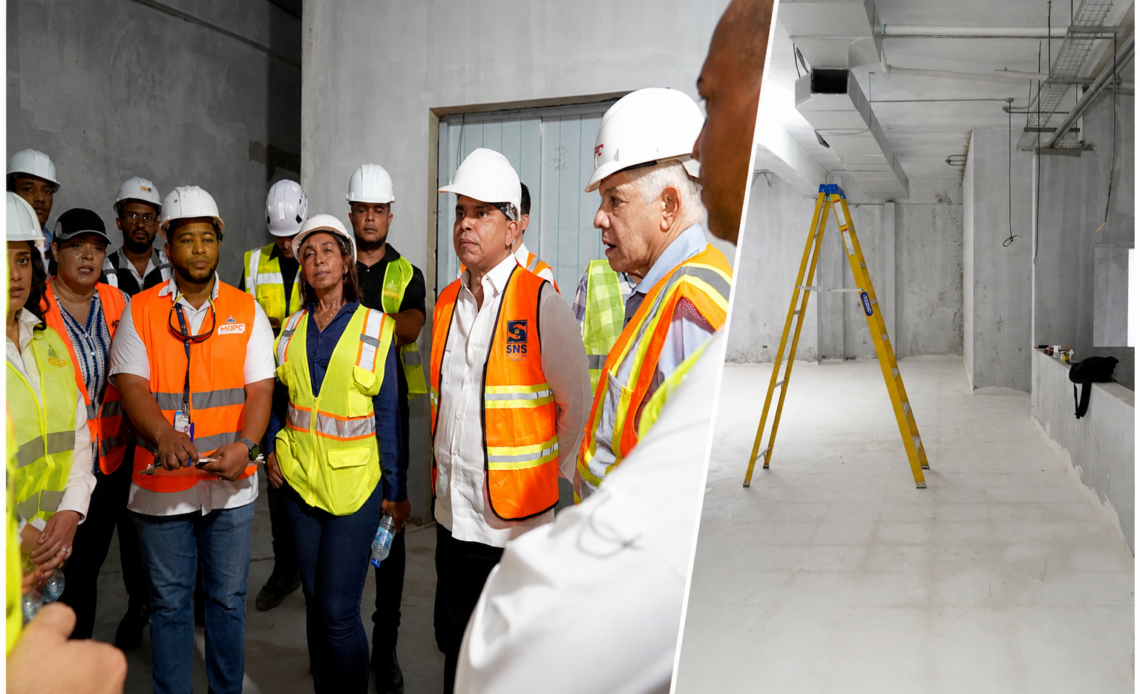 Autoridades Supervisan Avances en la Construcción del Laboratorio de Tamizaje Neonatal en el Hospital Robert Reid Cabral