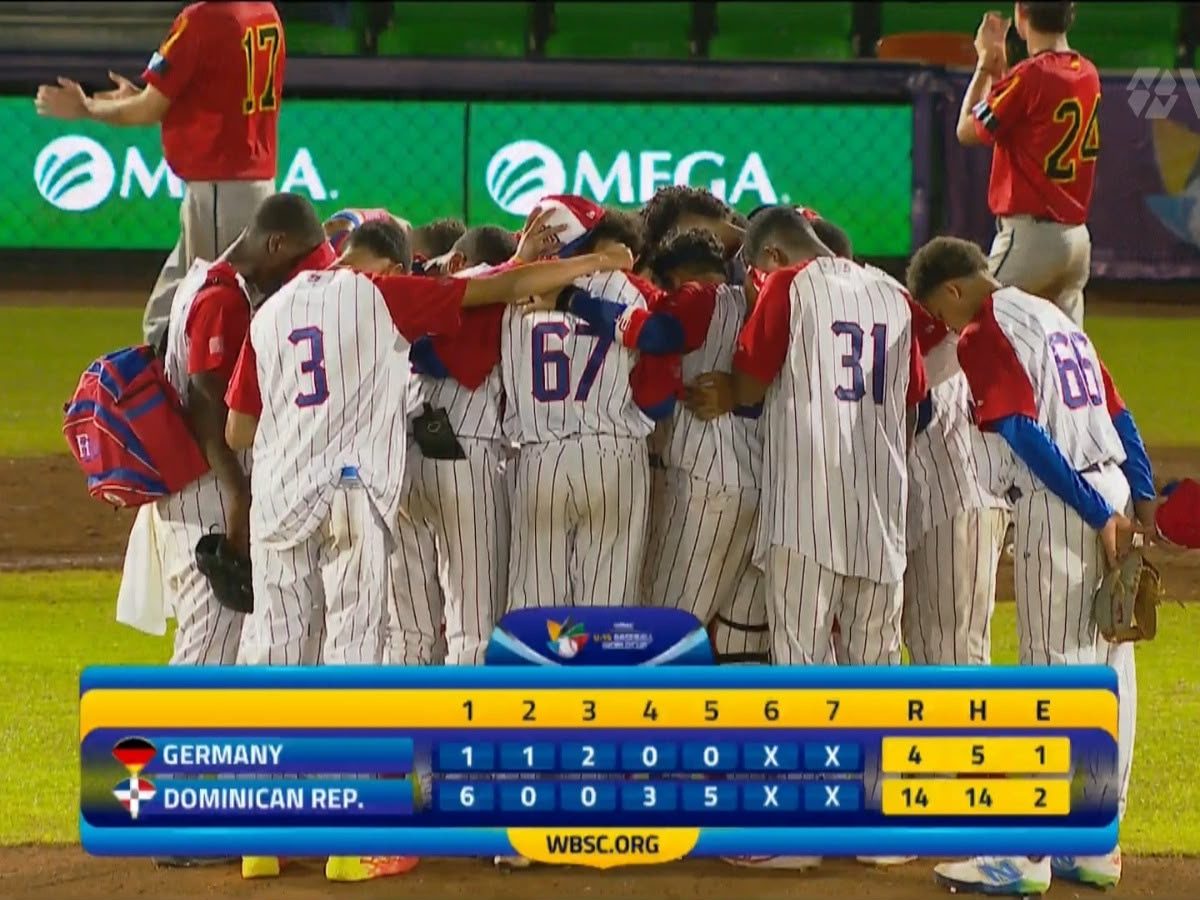 República Dominicana Asegura Victoria por Nocaut Ante Alemania y Avanza en Mérida