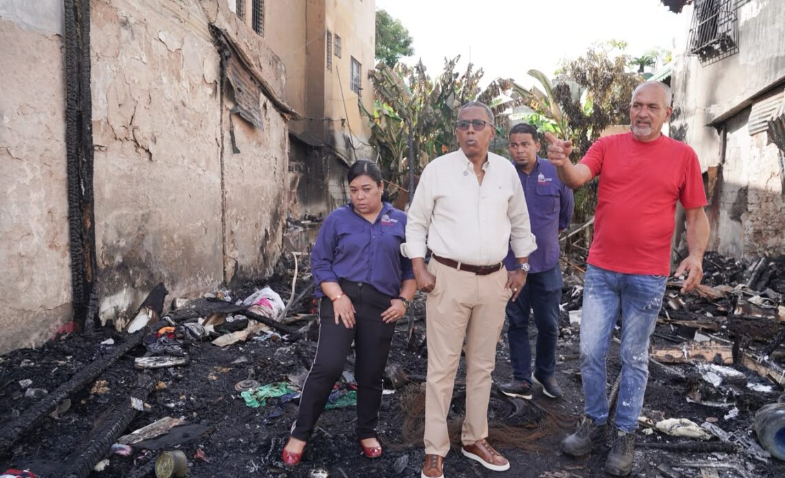 Asistencia Gubernamental para Damnificados por Incendio en la Zona Colonial