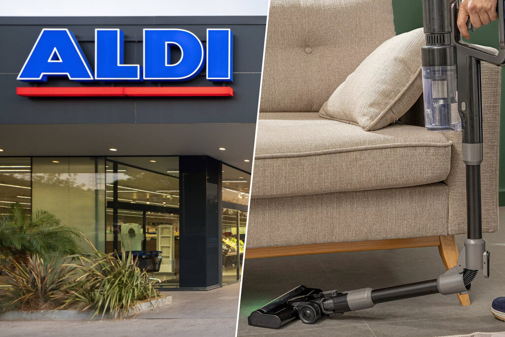 Aldi Lanza Aspiradora Vertical Inalámbrica Ambino con Luz Verde y Pantalla Digital por Menos de 60 Euros