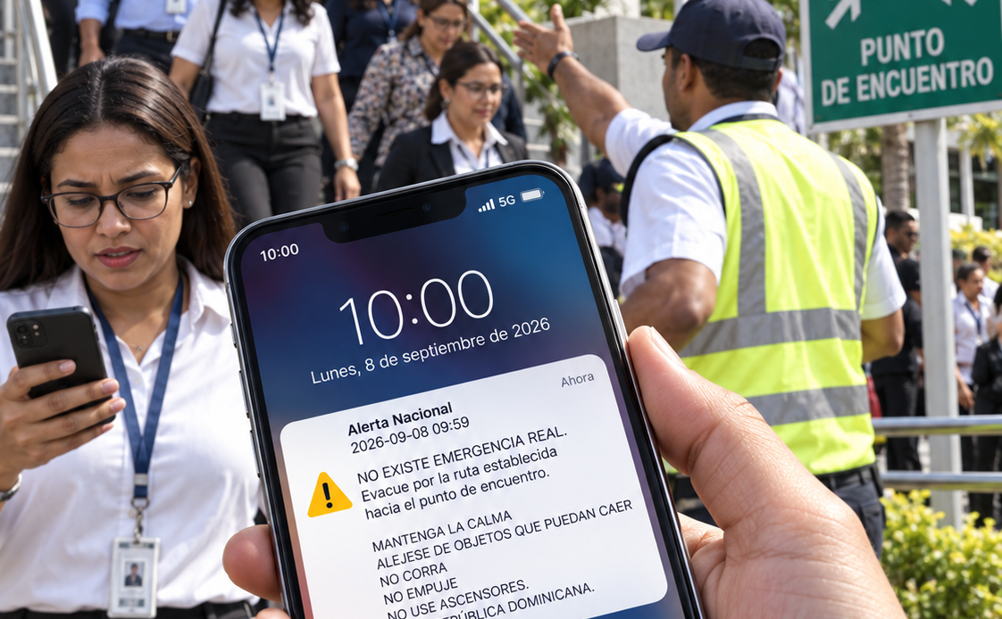 Alerta en Móviles Evalúa Protocolos de Evacuación en Simulacro Nacional