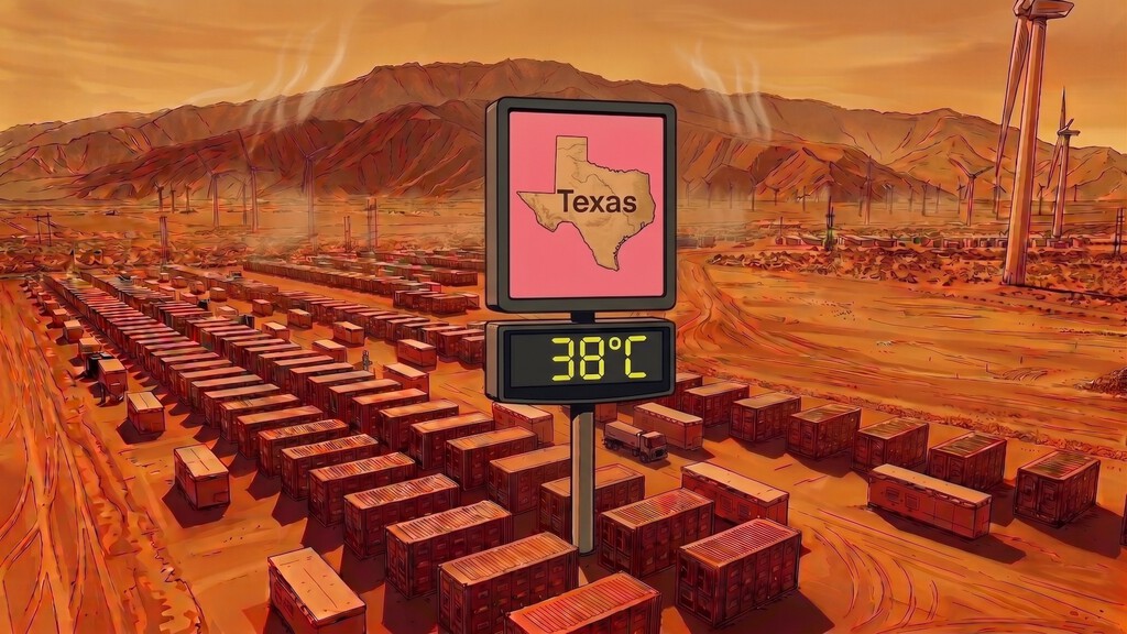 Texas Evita Apagones en su Verano Más Caluroso Gracias a la Expansión de Baterías y Energía Solar