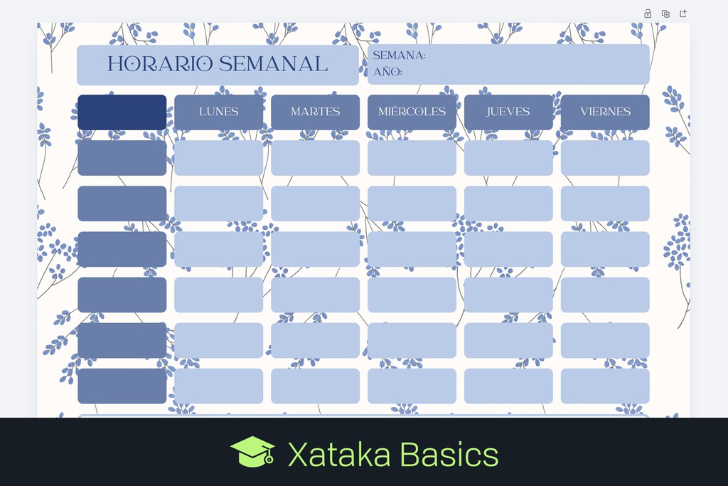37 Plantillas de Horarios Escolares Gratuitas para Organizar el Curso en Canva, Word y Excel