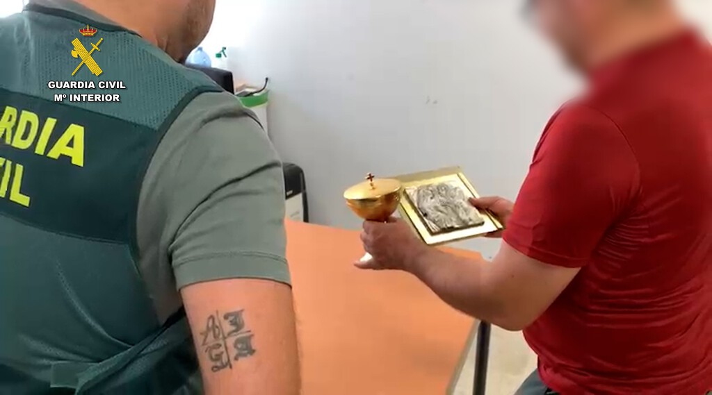 Detenido por el robo de un sagrario y un cáliz únicos en un hospital de Tomelloso