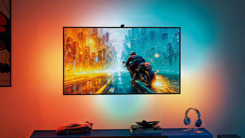 Philips Lanza Smart Lighting: Un Kit de Luces LED con Cámara para Replicar la Experiencia Ambilight en Cualquier Televisor