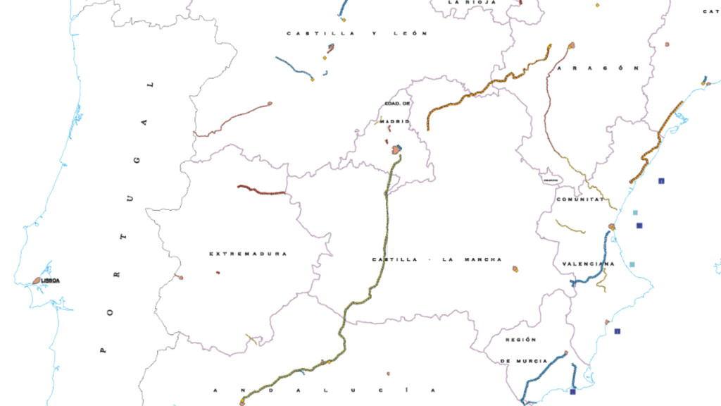 Adif presenta un mapa interactivo con todas las obras y renovaciones en la red ferroviaria española