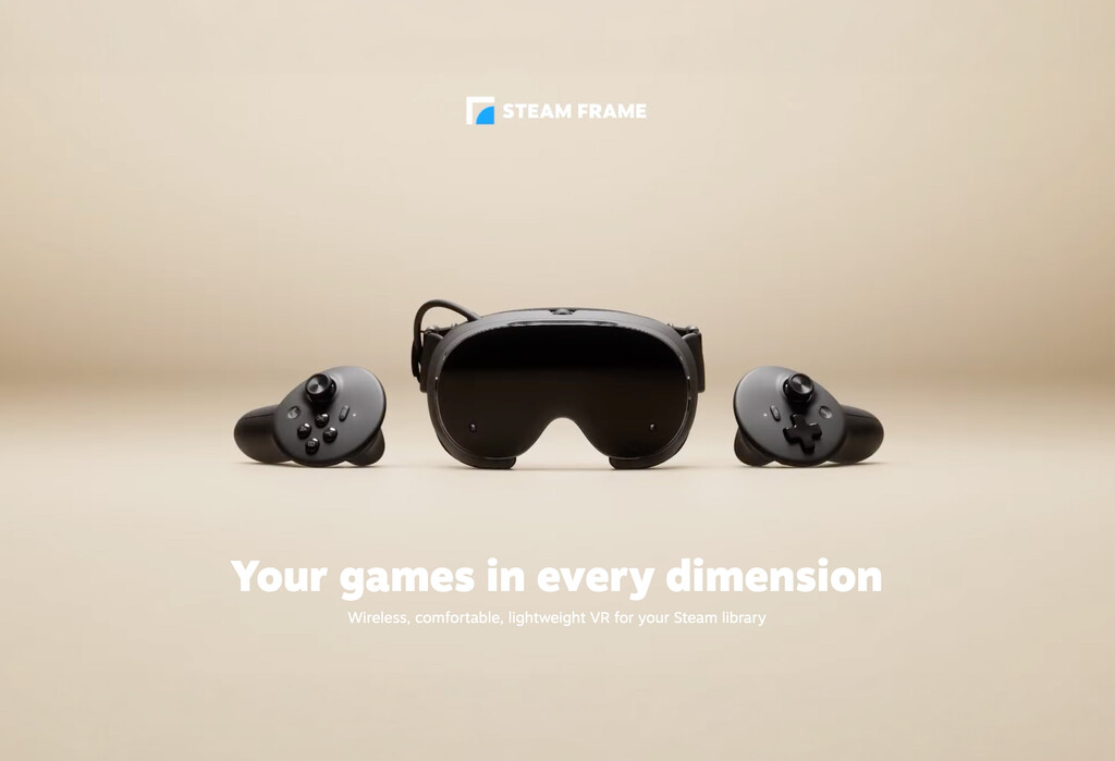 Valve anuncia los precios de Steam Frame en Europa: la nueva generación de VR supera los 1.000 euros