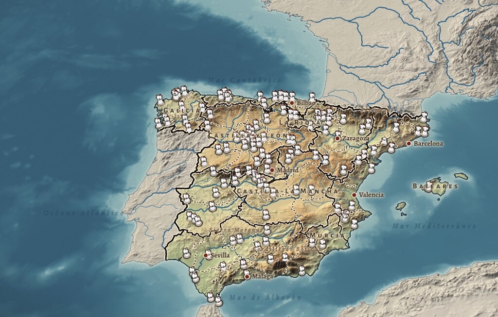 Crean un Mapa 3D Interactivo con 132 Castillos Españoles y sus Maquetas
