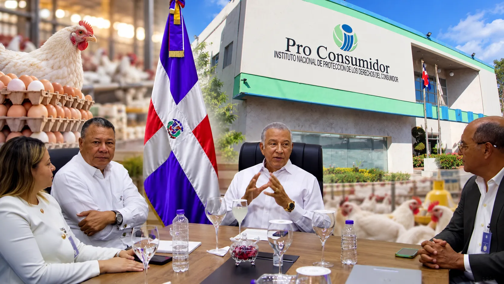 Pro Consumidor Reporta Estabilidad en el Precio del Pollo, Mientras Avicultores Alertan Sobre Baja Rentabilidad en Granjas