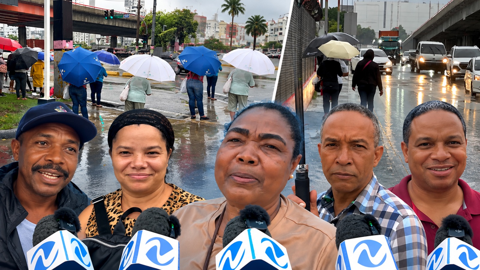 Residentes del Gran Santo Domingo Reportan Obstáculos en la Movilidad por Lluvias y Demandan Mejora de Drenajes