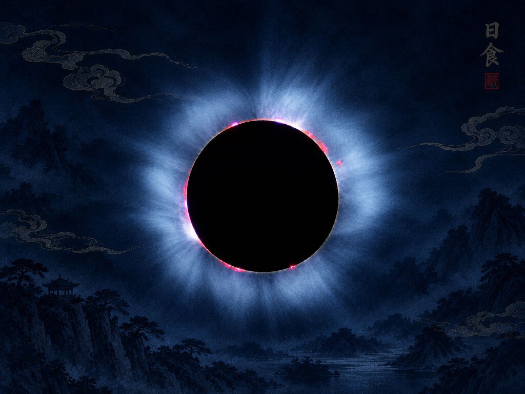 Descubren error en registro de eclipse solar antiguo que revela datos sobre la rotación terrestre