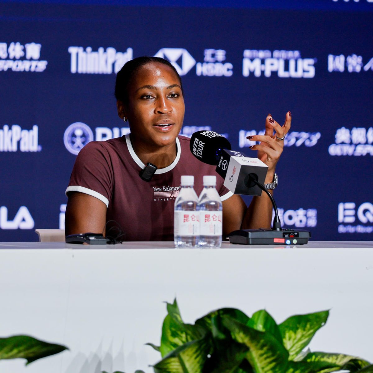 Coco Gauff Detiene el Avance de la Joven Promesa China Sun Xinran en Pekín